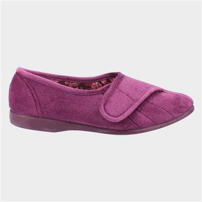 Womens Audrey Purple Slipper