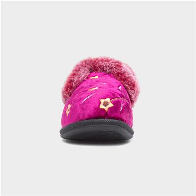 Mabel Womens Heather Wider Fit Slipper