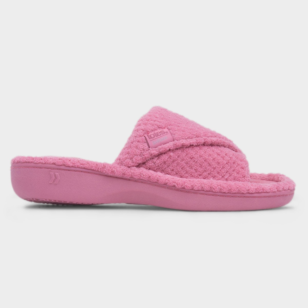 Popcorn Turnover Womens Pink Mule Slipper