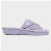 Totes Popcorn Turnover Womens Lilac Mule Slipper (Click For Details)