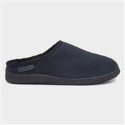 Hush Puppies Ashton Mens Navy Suede Mule Slipper (Click For Details)