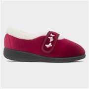 Jo & Joe Matilda Womens Wine Wide Fit Slipper (Click For Details)