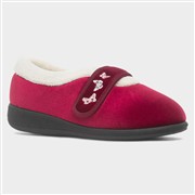 Jo & Joe Matilda Womens Wine Wide Fit Slipper (Click For Details)