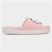 Jo & Joe Happy Womens Pink Open Toe Slipper (Click For Details)