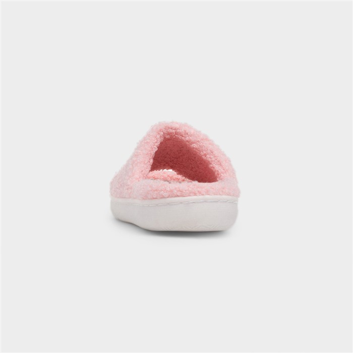 Happy Womens Pink Open Toe Slipper