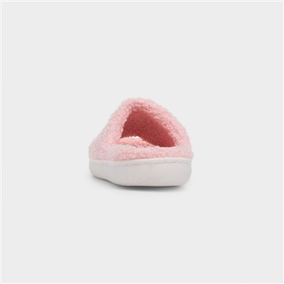 Happy Womens Pink Open Toe Slipper