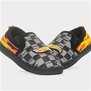 Hot Wheels Narl Kids Black Full Character Slippers (Click For Details)