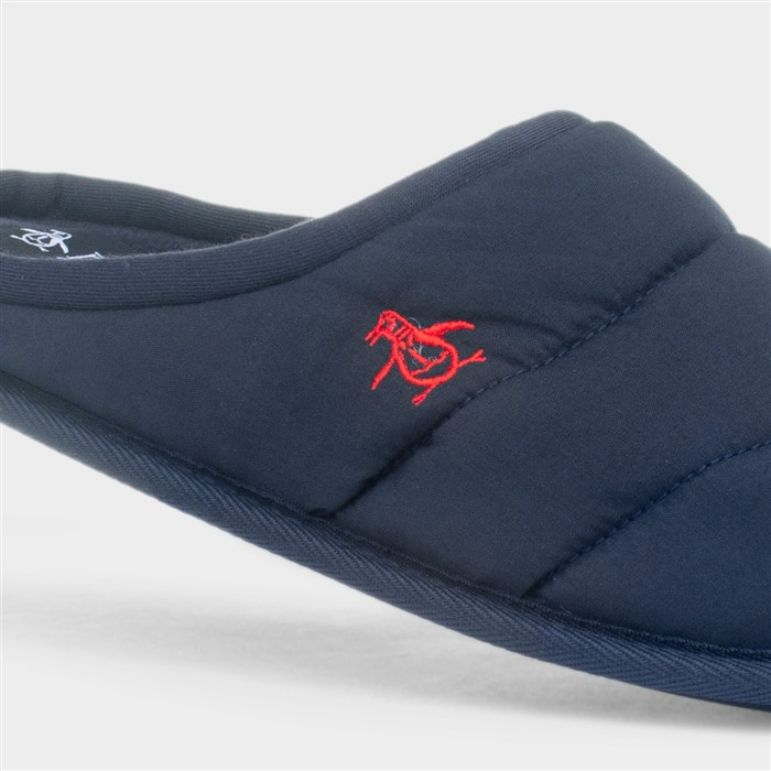 Dream Mens Navy Mule Slipper