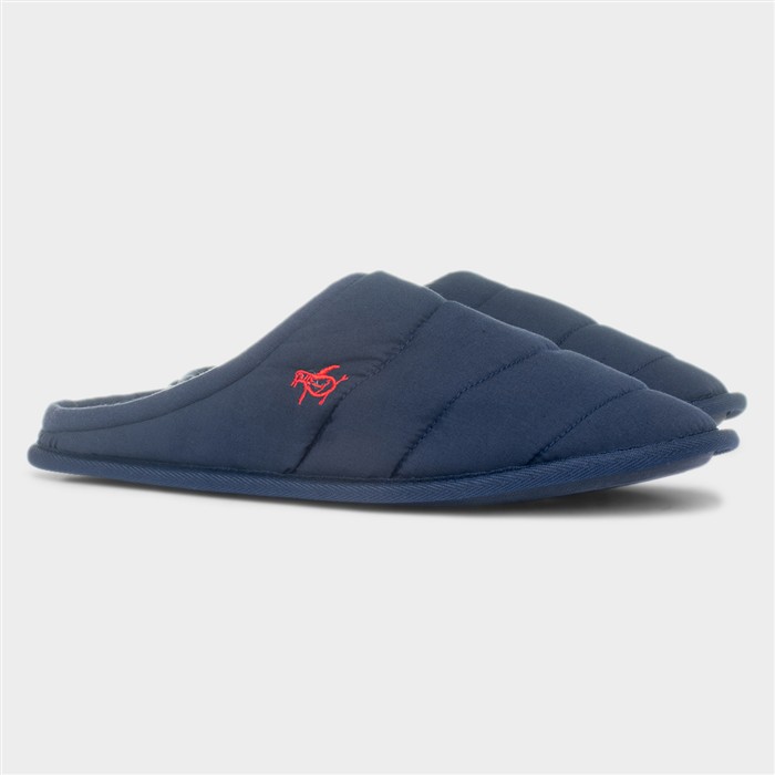 Dream Mens Navy Mule Slipper