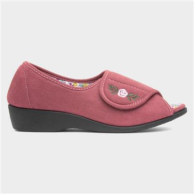 Molly Womens Heather Wider Fit Slipper