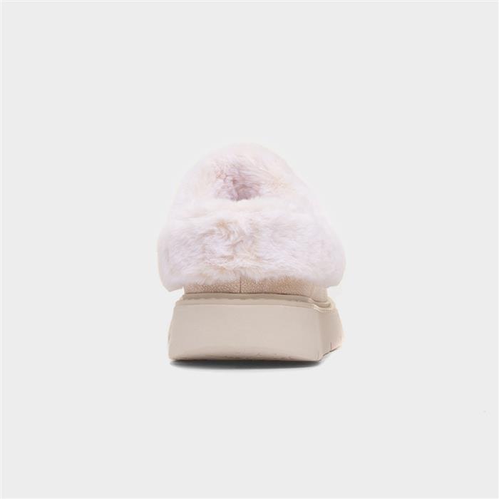 Bobs Keepsakes Womens Off White Slipper