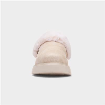 Bobs Keepsakes Womens Off White Slipper