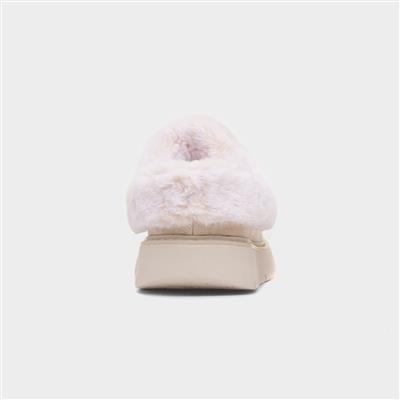 Bobs Keepsakes Womens Off White Slipper