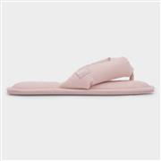 Totes Womens Pink Toe Post Mule Slipper (Click For Details)