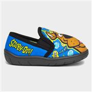Scooby Doo Kids Blue Easy Fasten Slipper (Click For Details)