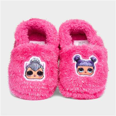 Surprise Kids Pink Sparkly Slipper