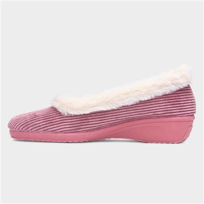 Glynis Womens Heather Wedge Slipper