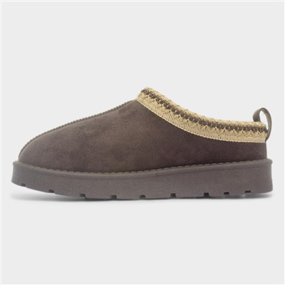 Chloe Womens Brown Slippers