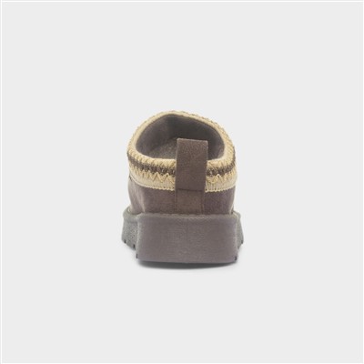 Chloe Womens Brown Slippers