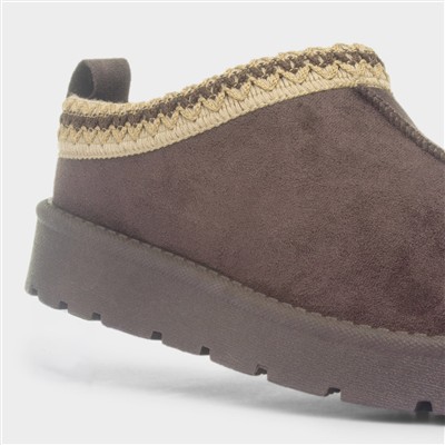 Chloe Womens Brown Slippers