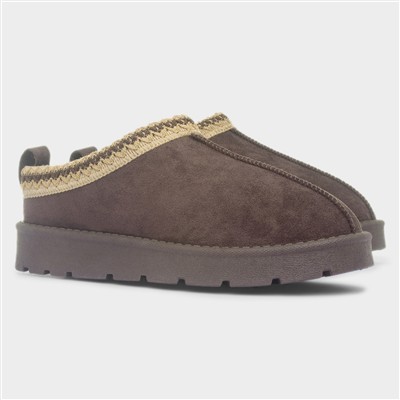 Chloe Womens Brown Slippers