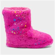 Buckle My Shoe Dusty Kids Pink Cat Ears Bootie (Click For Details)