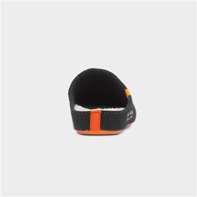 Good Mens Black Mule Slipper