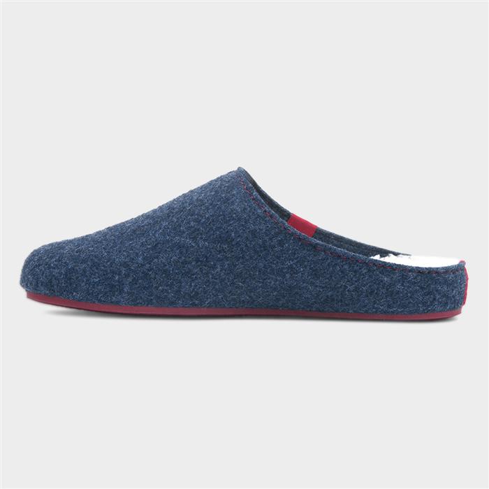 Good Mens Navy Mule Slipper