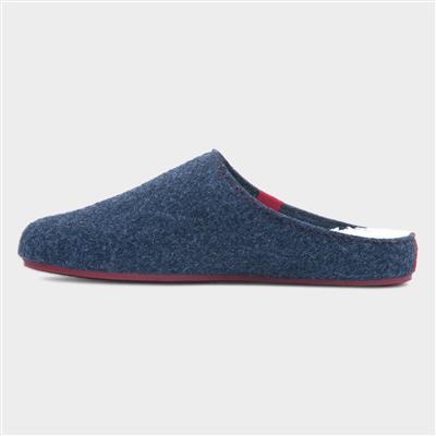 Good Mens Navy Mule Slipper