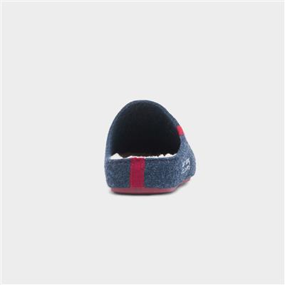 Good Mens Navy Mule Slipper