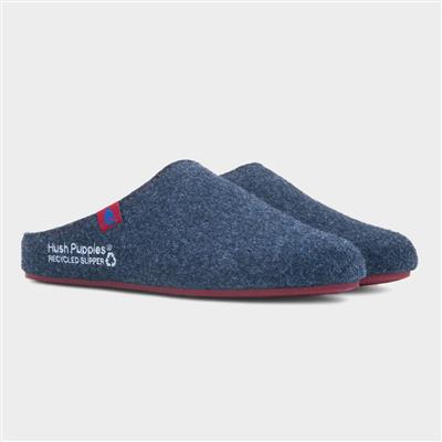 Good Mens Navy Mule Slipper