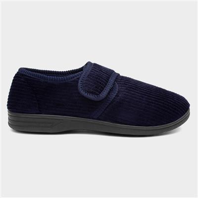 Ken Mens Navy Slippers