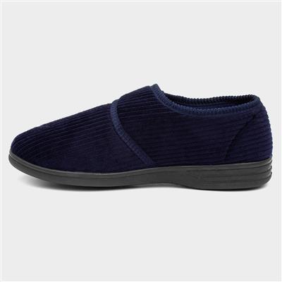 Ken Mens Navy Slippers