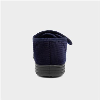 Ken Mens Navy Slippers