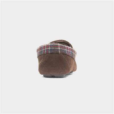 Andreas Mens Brown Leather Moccasin