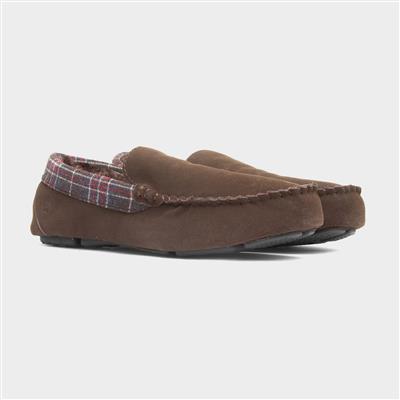 Andreas Mens Brown Leather Moccasin
