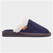 Lazy Dogz Otto Womens Navy Faux Fur Mule Slipper (Click For Details)