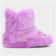 Disney Frozen Kids Lilac Bootie Slipper (Click For Details)