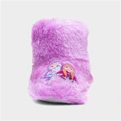 Kids Lilac Bootie Slipper