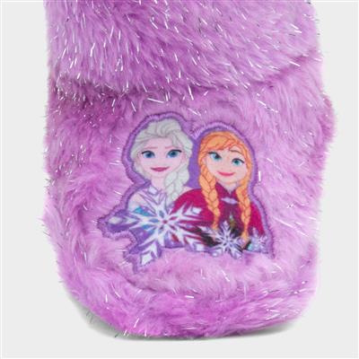 Kids Lilac Bootie Slipper