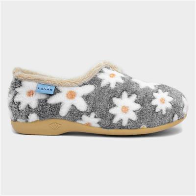 Daisy Womens Grey Full Slipper