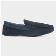 Hush Puppies Andreas Mens Navy Leather Moccasin (Click For Details)