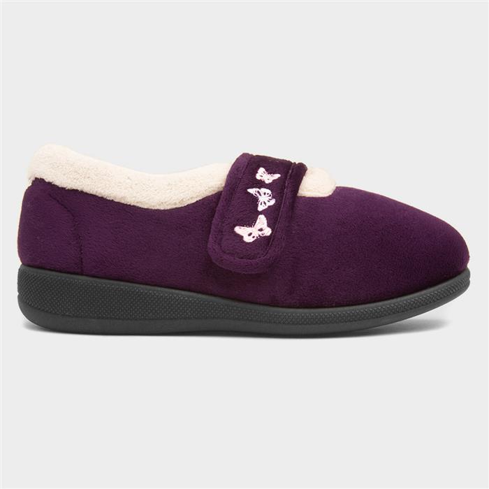 Matilda Womens Heather Wide Fit Slipper