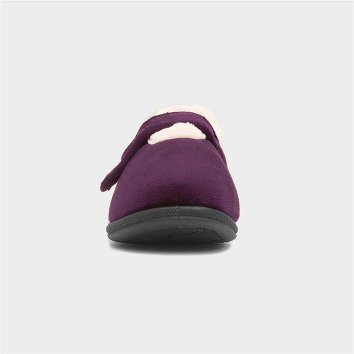 Matilda Womens Heather Wide Fit Slipper