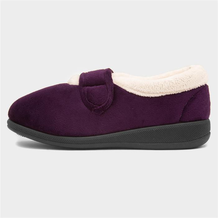 Matilda Womens Heather Wide Fit Slipper