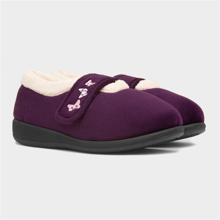 Matilda Womens Heather Wide Fit Slipper