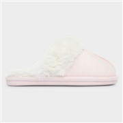 Krush Inaya Pink Womens Mule Faux Fur Slipper (Click For Details)