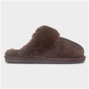Krush Inaya Womens Brown Mule Faux Fur Slipper (Click For Details)