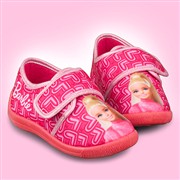 Barbie Kids Fuchsia Easy Fasten Slipper (Click For Details)