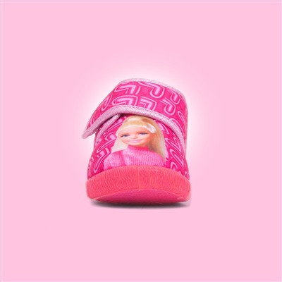 Kids Fuchsia Easy Fasten Slipper